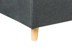 Beliani 4-Istuttava Kulmavuodesohva Säilytystilalla Vasenk. Tummanharmaa Flakk Shop