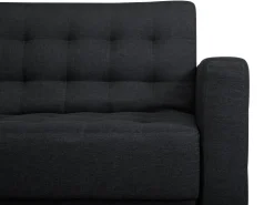 Beliani 5-Istuttava Kulmavuodesohva Kangas Oikeak. Grafiitinharmaa Aberdeen Flash Sale