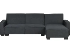 Beliani 3-Istuttava Kulmavuodesohva Kangas Vasenk. Grafiitinharmaa Romedal Best