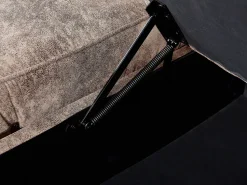 Beliani 3-Istuttava Kulmavuodesohva Säilytystilalla Keinonahka Vasenk. Ruskea Nesna Best Sale