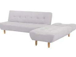 Beliani 4-Istuttava Kulmavuodesohva Kangas Vasenk. Vaaleanharmaa Alsten Discount