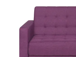 Beliani 4-Istuttava Kulmavuodesohva Ja Rahi Kangas Vasenk. Violetti Aberdeen Store