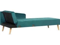 Beliani 4-Istuttava Kulmavuodesohva Sametti Vasenk. Vihrea Vadso Cheap