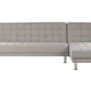 Beliani 4-Istuttava Kulmavuodesohva Kangas Vaaleanharmaa Nesset Online