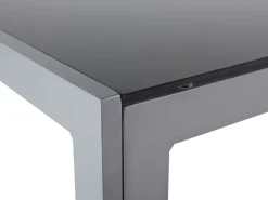 Beliani 6-Istuttava Musta Alumiininen Ulkoruokailuryhma Catania Best