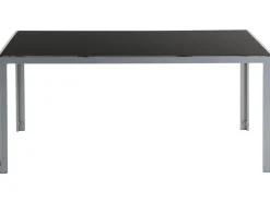 Beliani 6-Istuttava Musta Alumiininen Ulkoruokailuryhma Catania Best