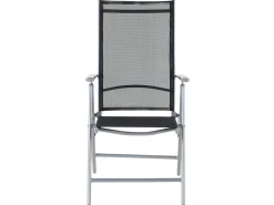 Beliani 6-Istuttava Musta Alumiininen Ulkoruokailuryhma Catania Best