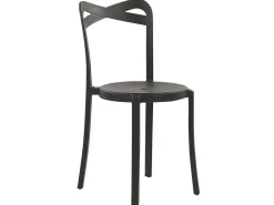 Beliani 4-Istuttava Mustavalkoinen Muovinen Puutarhakalustesetti Sersale / Camogli Sale