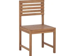 Beliani 4-Istuttava Parvekesetti Vaalea Akasiapuu Treia Clearance