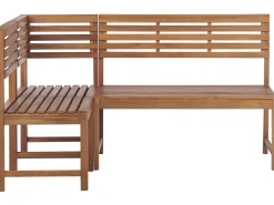 Beliani 4-Istuttava Parvekesetti Vaalea Akasiapuu Treia Clearance