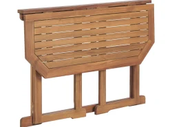 Beliani 4-Istuttava Parvekesetti Vaalea Akasiapuu Treia Clearance