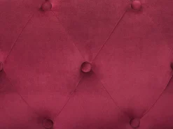 Beliani 3-Istuttava Punainen Vasenk. Kulmasohva Flen Cheap