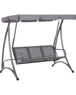 Beliani 3-Istuttava Puutarhakeinu Harmaa Bogart Shop