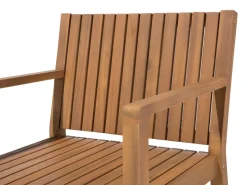 Beliani 8-Istuttava Puutarhapoytasetti Sini-Valkoraidallisilla Pehmusteilla Sassari Outlet