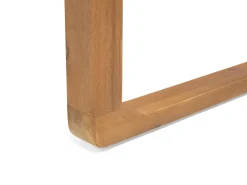 Beliani 8-Istuttava Puutarhapoytasetti Sini-Valkoraidallisilla Pehmusteilla Sassari Outlet