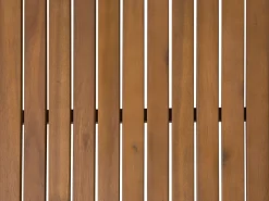 Beliani 8-Istuttava Puutarhapoytasetti Sini-Valkoraidallisilla Pehmusteilla Sassari Outlet