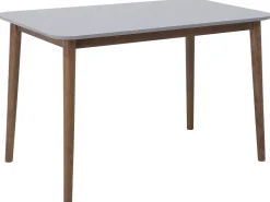 Beliani 4-Istuttava Ruokailuryhma Harmaa/Tumma Puu Modesto New