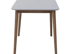 Beliani 4-Istuttava Ruokailuryhma Harmaa/Tumma Puu Modesto New