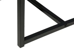 Beliani 6-Istuttava Ruokailuryhma Tumma Puu/Musta Laredo Flash Sale