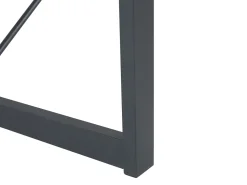 Beliani 4-Istuttava Ruokailuryhma Vaalea Puu/Musta Flixton Outlet