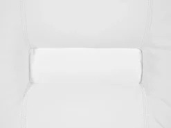 Beliani 2-Istuttava Saadettava Keinonahkainen Sohva Valkoinen Bergen Discount