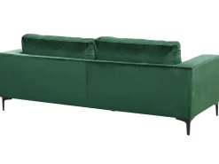 Beliani 3-Istuttava Samettisohva Vihrea Vadstena Best
