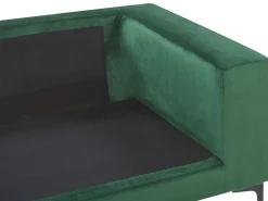 Beliani 3-Istuttava Samettisohva Vihrea Vadstena Best