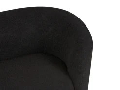 Beliani 2-Istuttava Sohva Buklee Musta Loen Shop