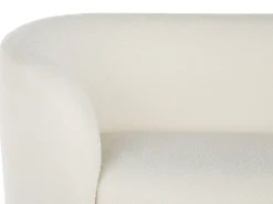 Beliani 3-Istuttava Sohva Buklee Valkoinen Loen Discount