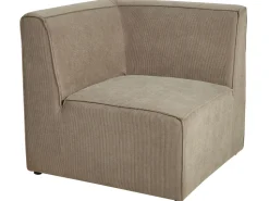 Beliani 3-Istuttava Sohva Ja Rahi Vakosametti Ruskeanharmaa Lemvig Online