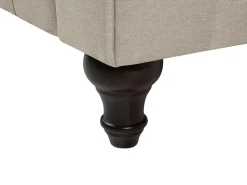 Beliani 3-Istuttava Sohva Kangas Beige Iso Chesterfield Best