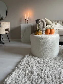 Beliani 3-Istuttava Sohva Kangas Beige Iso Chesterfield Best