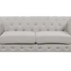 Beliani 2-Istuttava Sohva Kangas Beige Vissland Store