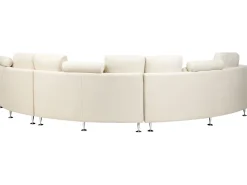 Beliani 7-Istuttava Sohva Kangas Beige Rotunde Outlet