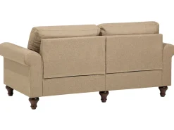 Beliani 3-Istuttava Sohva Kangas Hiekanruskea Otra Clearance