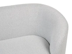 Beliani 2-Istuttava Sohva Kangas Musta/Valkoinen Loen Store