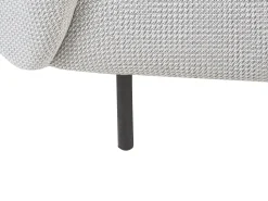 Beliani 2-Istuttava Sohva Kangas Musta/Valkoinen Loen Store