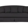 Beliani 3-Istuttava Sohva Kangas Musta Gilja Sale