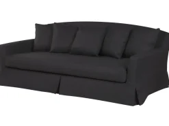 Beliani 3-Istuttava Sohva Kangas Musta Gilja Sale