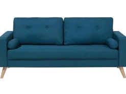 Beliani 2-Istuttava Sohva Kangas Tummansininen Kalmar New