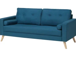 Beliani 2-Istuttava Sohva Kangas Tummansininen Kalmar New