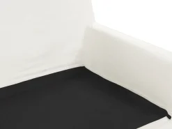 Beliani 3-Istuttava Sohva Kangas Valkoinen Gilja Store