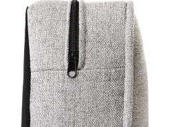 Beliani 3-Istuttava Sohva Kangas Vaaleanharmaa Chesterfield Store