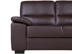 Beliani 2-Istuttava Sohva Keinonahka Ruskea Vogar Clearance