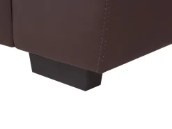 Beliani 2-Istuttava Sohva Keinonahka Ruskea Vogar Clearance