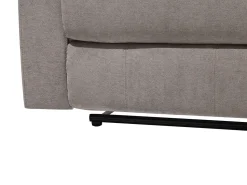 Beliani 3-Istuttava Sohva Manuaalisesti Saadettava Kangas Ruskeanharmaa Bergen Flash Sale