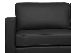 Beliani 3-Istuttava Sohva Musta Savalen Cheap