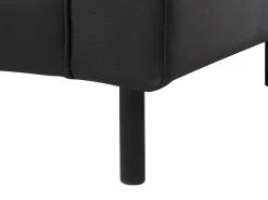 Beliani 3-Istuttava Sohva Musta Savalen Cheap