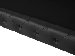 Beliani 2-Istuttava Sohva Musta Vissland Best