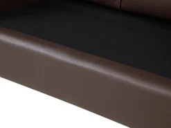 Beliani 2-Istuttava Sohva Nahka Ruskea Helsinki Shop